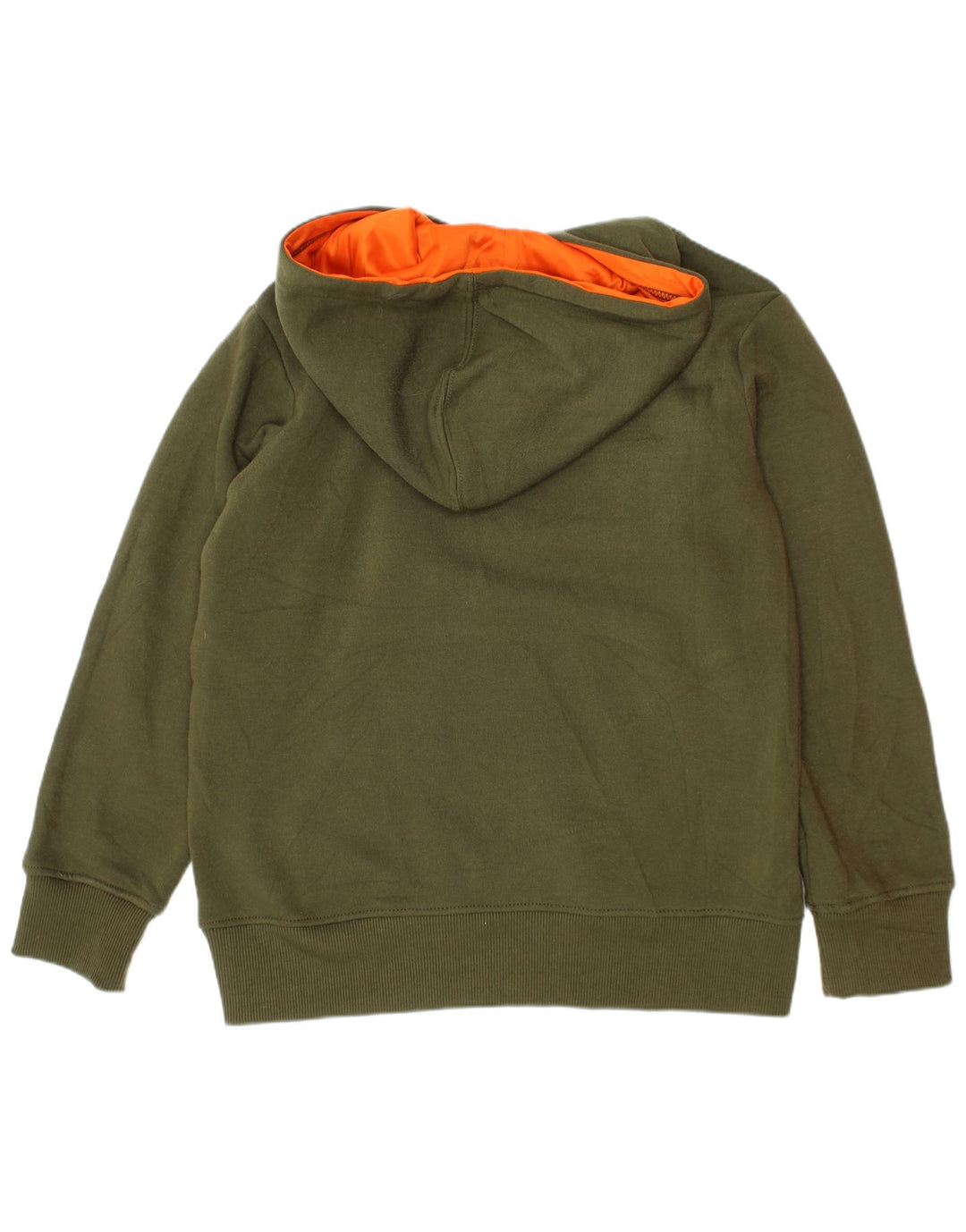 Russell Athletic Boys Grafisk Hoodie Jumper 7-8 år Lille Khaki Polyester