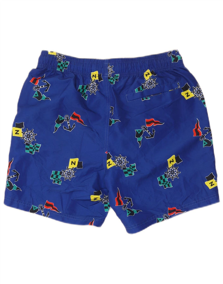 Nautica Herre grafiske svømmeshorts Små blå polyester