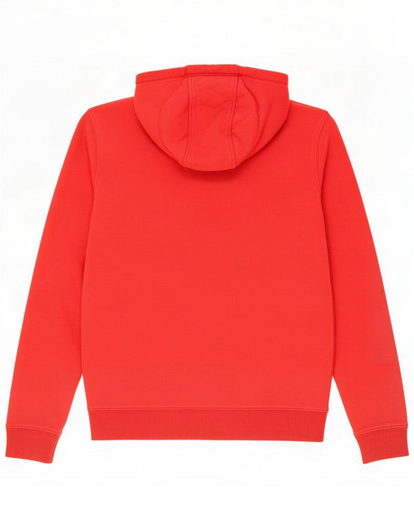 Napapijri Mens Hoodie Jumper Small Red Cotton