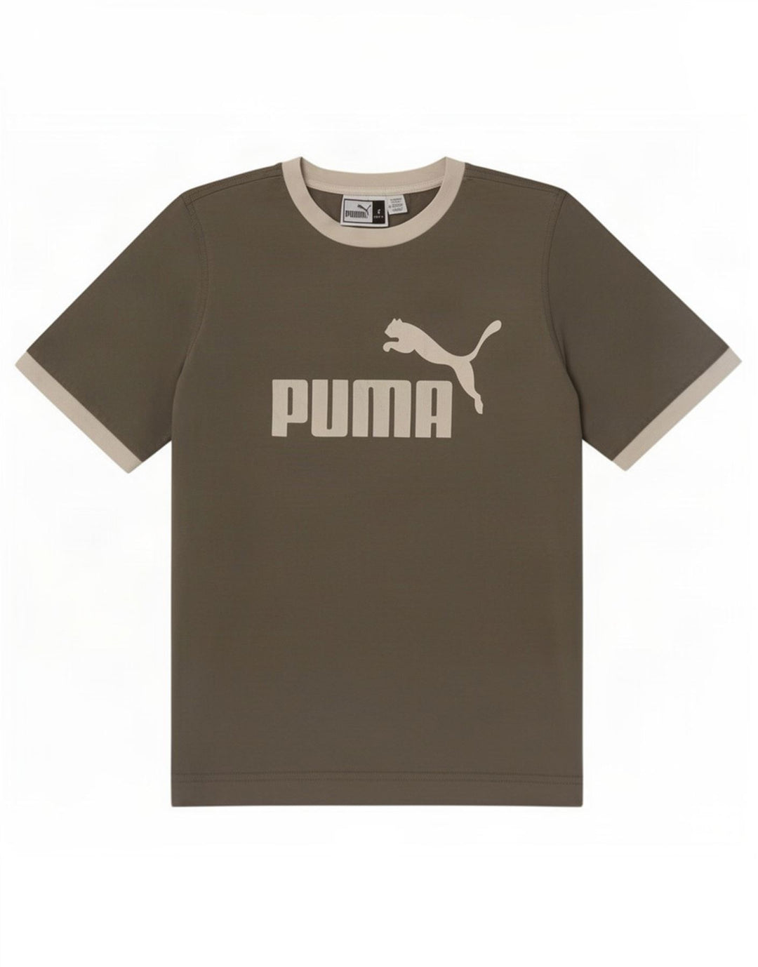 Puma Herre Grafisk T-Shirt Top Lille Grå