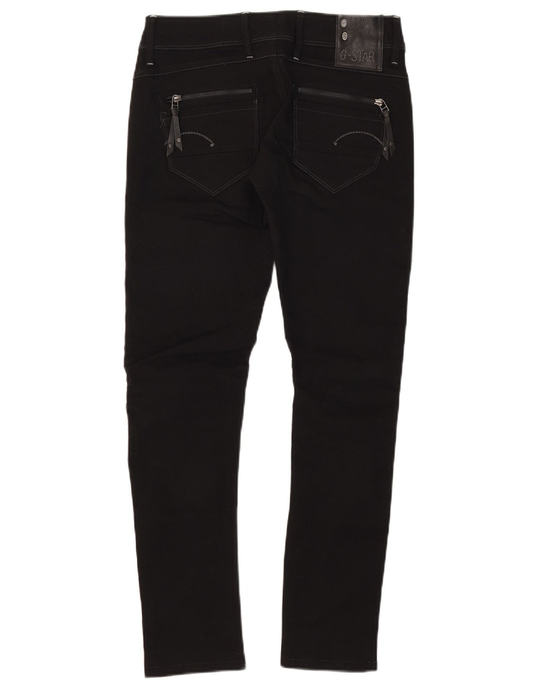 G-Star Womens 3301 Skinny Jeans W28 L29 Sort polyester