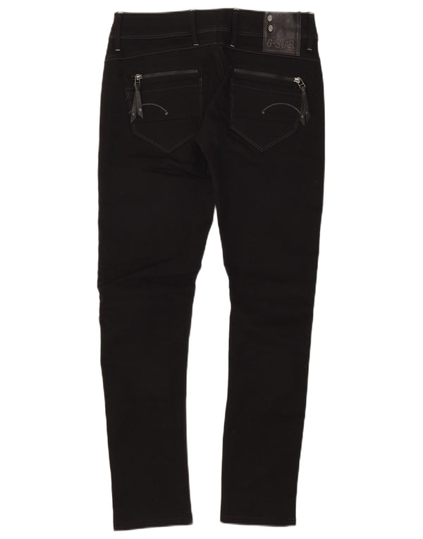 G-Star Womens 3301 Skinny Jeans W28 L29 Sort polyester