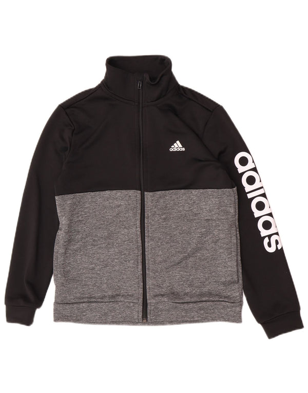 Adidas Boys Aeroready Tracksuit Topjakke 11-12 år Sort Colourblock