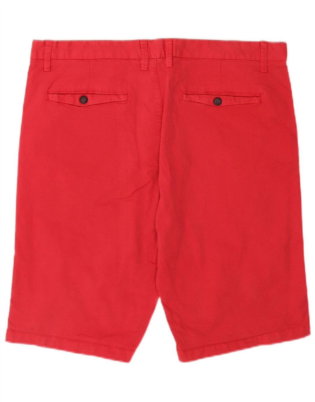 Brugi Herre Regular Fit Chino Shorts W38 XL Rød Bomuld
