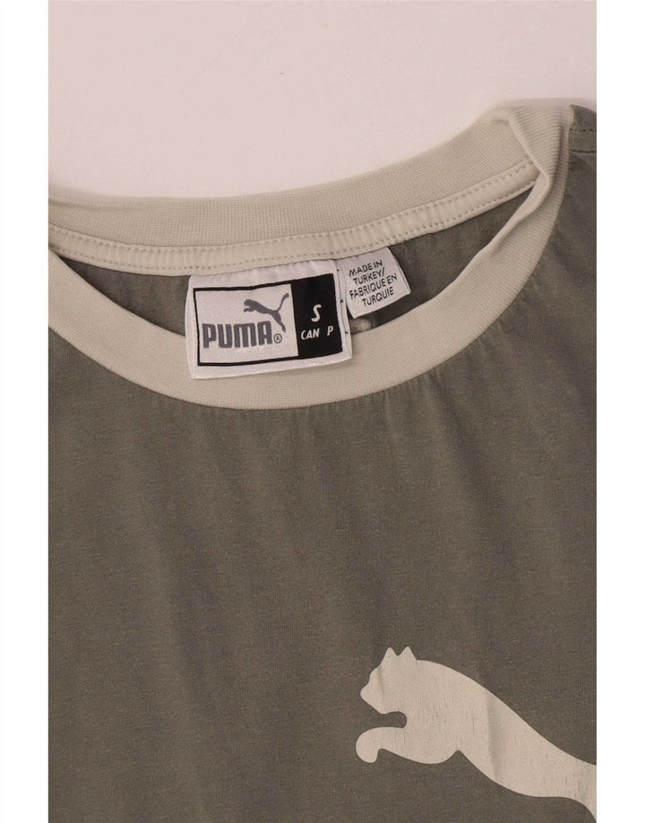Puma Herre Grafisk T-Shirt Top Lille Grå