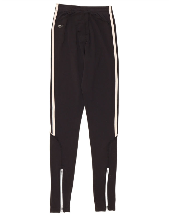 ADIDAS Womens Climalite træningsdragt Bukser UK 10 Small Black Polyamide