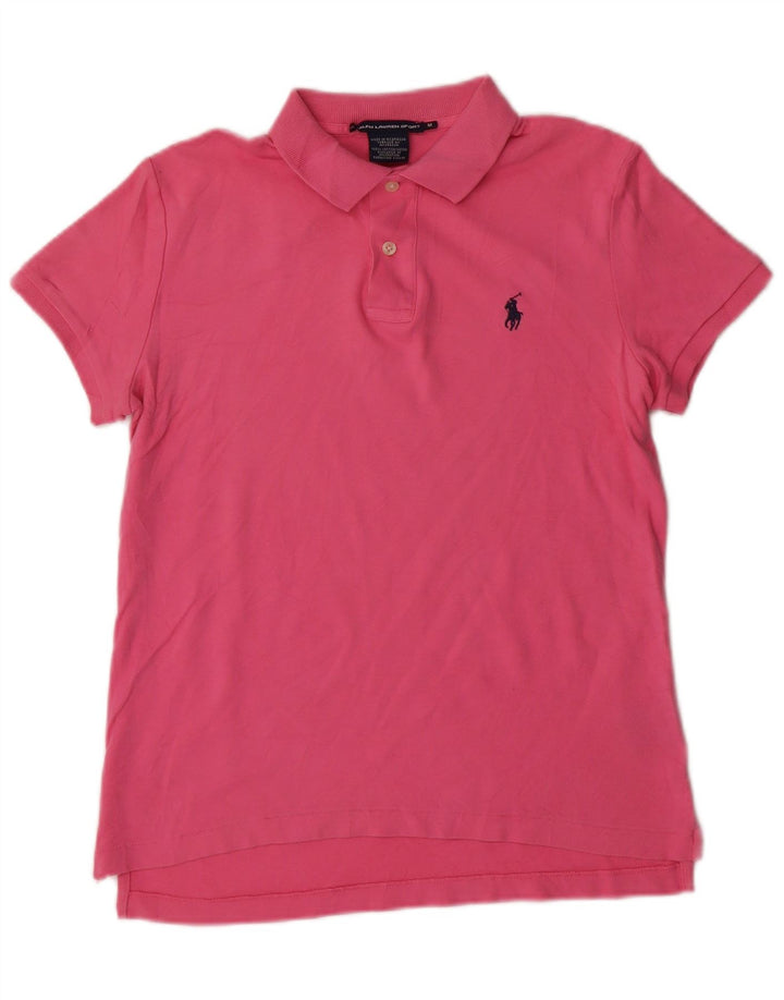 RALPH LAUREN Herre poloshirt Medium Pink Bomuld