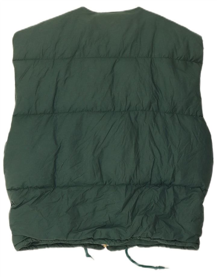 Martin's Womens Liner Polstret Gilet UK 14 Medium Green Cotton