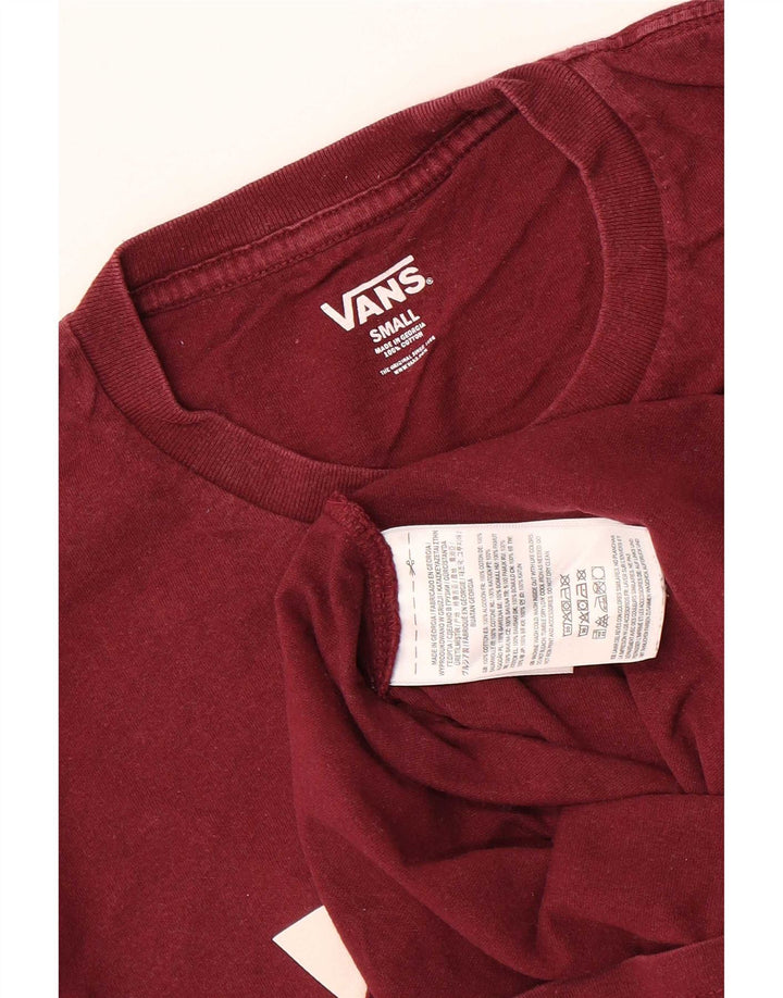 Vans Herre grafisk T-shirt Top Lille rødbrun bomuld