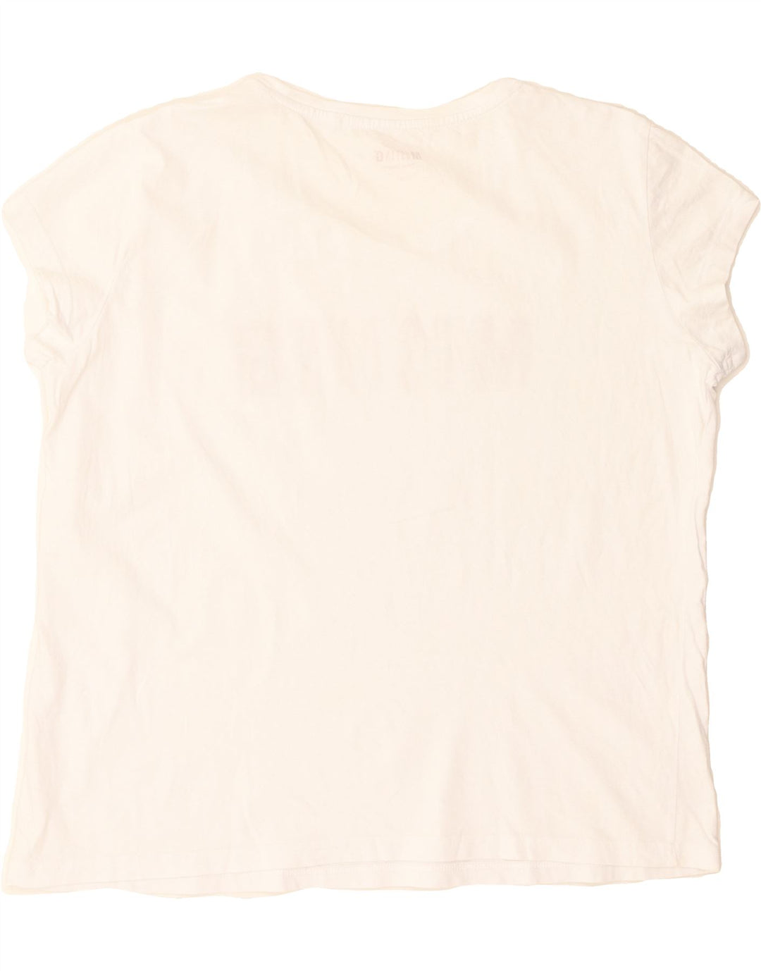 MUSTANG Womens Graphic T-Shirt Top UK 18 XL White Vintage Mustang and Second-Hand Mustang from Messina Hembry 