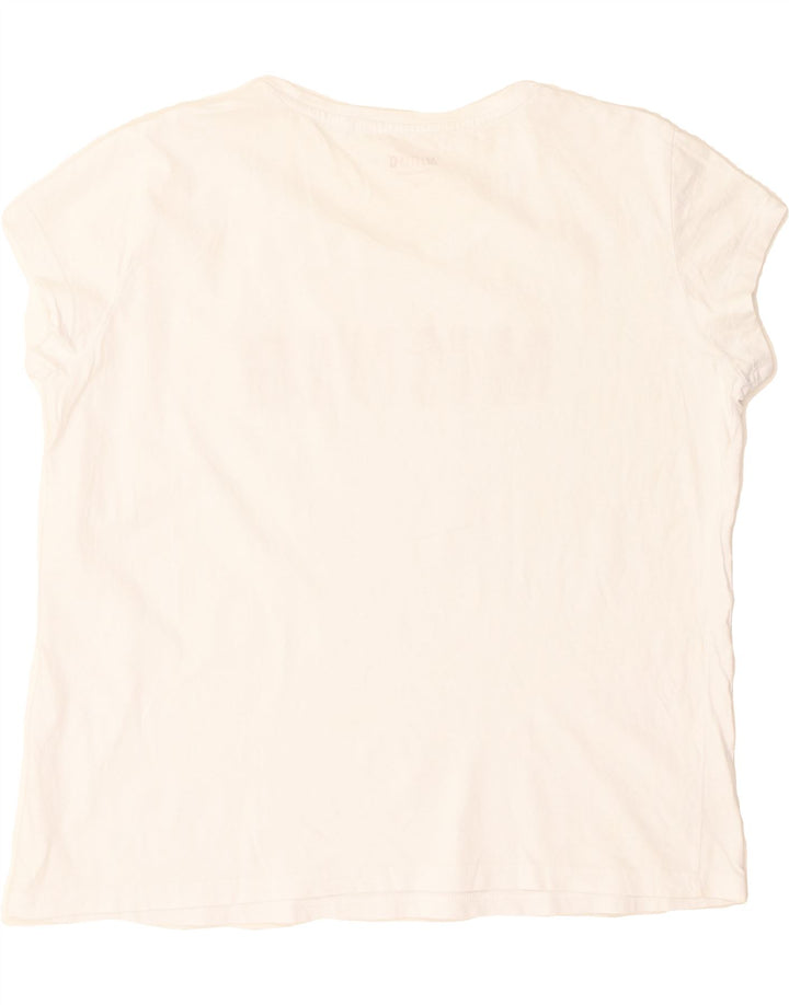 MUSTANG Womens Graphic T-Shirt Top UK 18 XL White Vintage Mustang and Second-Hand Mustang from Messina Hembry 