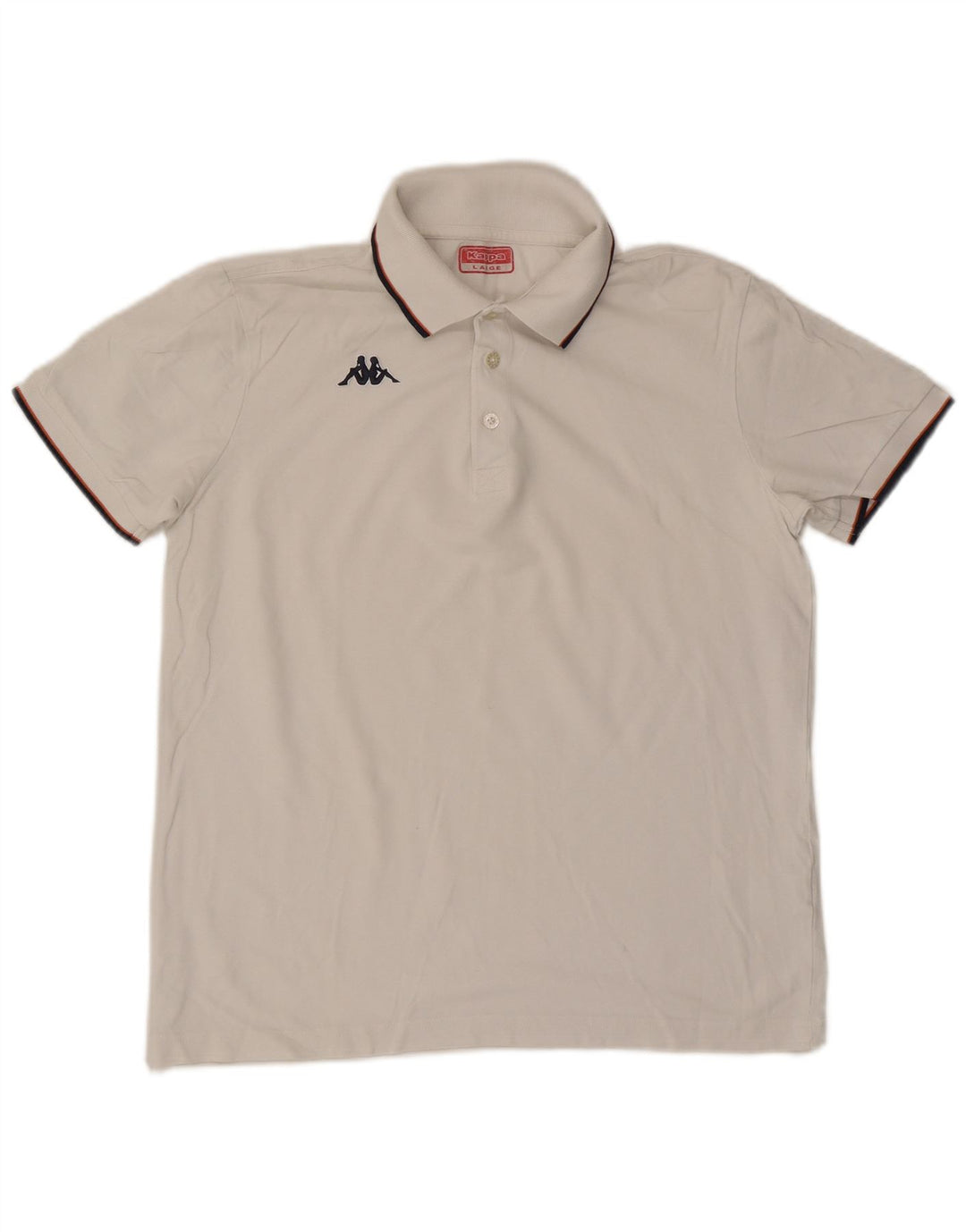 Kappa Herre Polo Shirt Large White