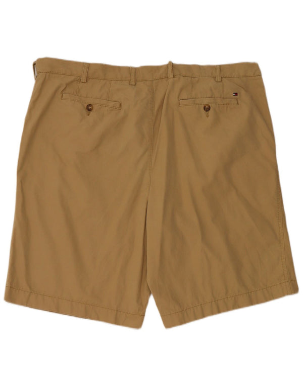Tommy Hilfiger Herre Chino Shorts W42 2XL Beige Bomuld