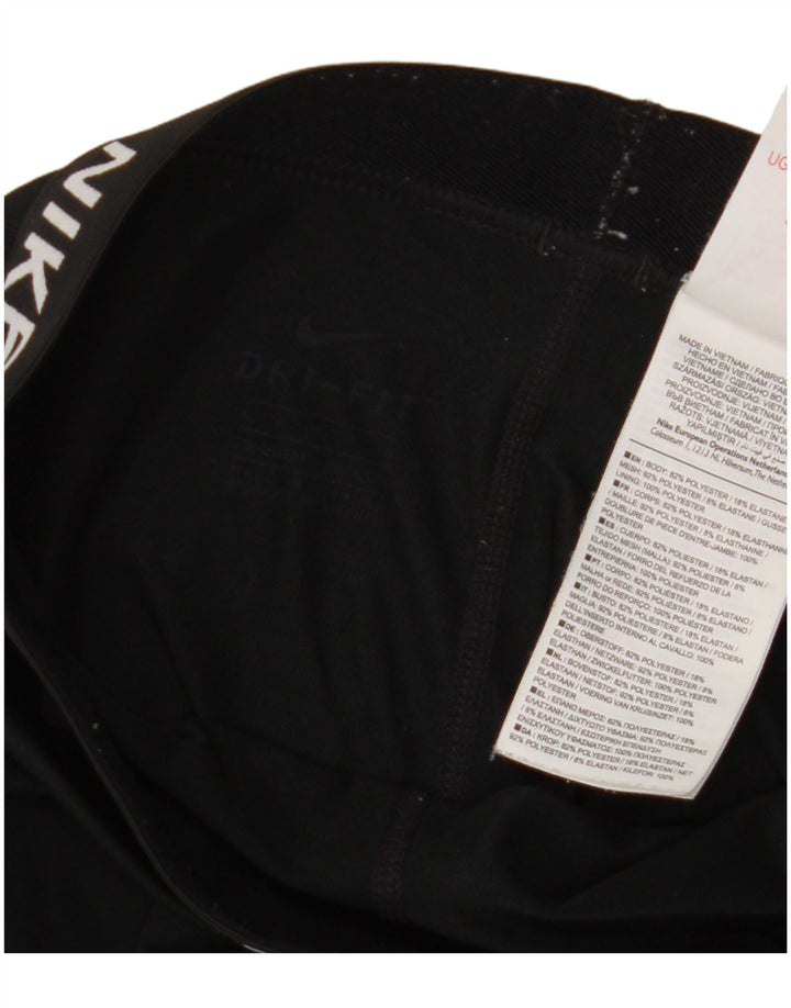 NIKE piger Dri Fit grafiske leggings 13-14 år XL sort polyester