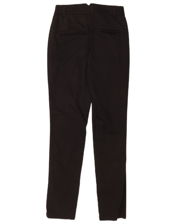 Massimo Dutti Dame Skinny Chino Bukser EU 34 2XS W24 L28 Sort