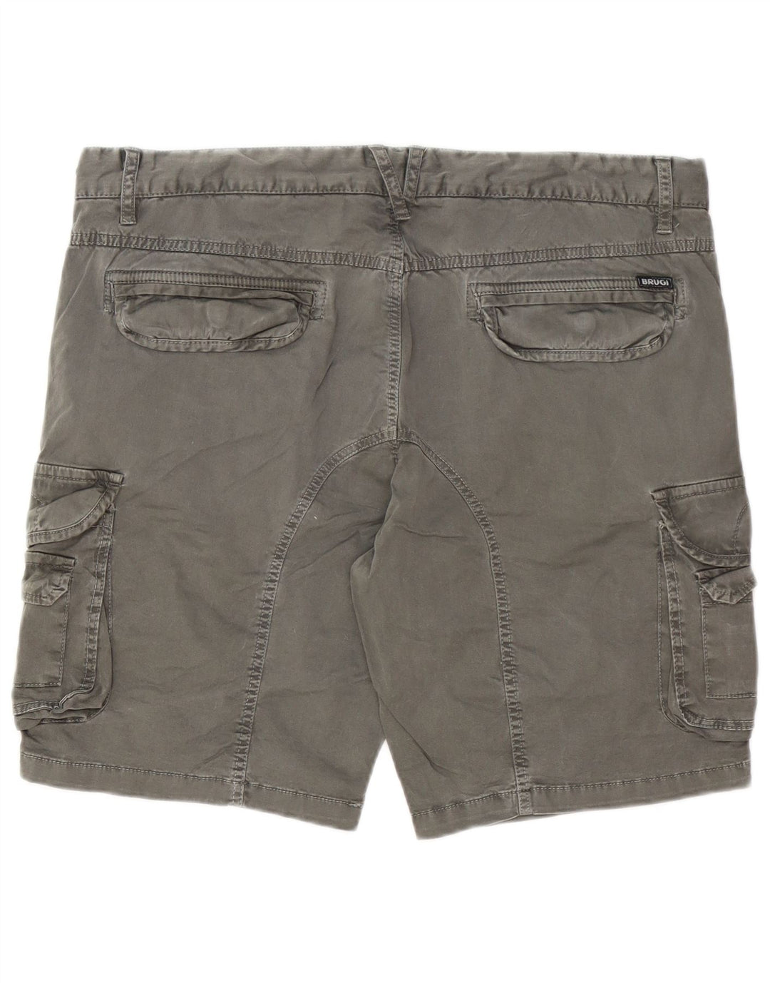 Brugi Herre Cargo Shorts IT 52 XL W32 Grå Bomuld