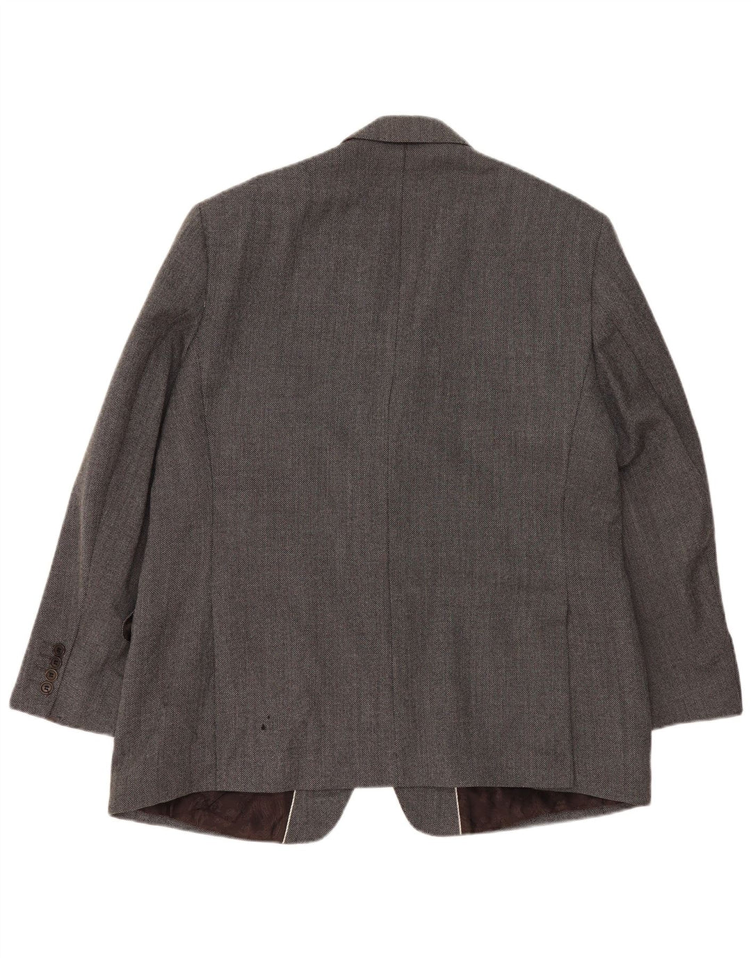 Marks & Spencer Herre Autograph 2 Button Blazer Jacket UK 46 XL Grå Uld