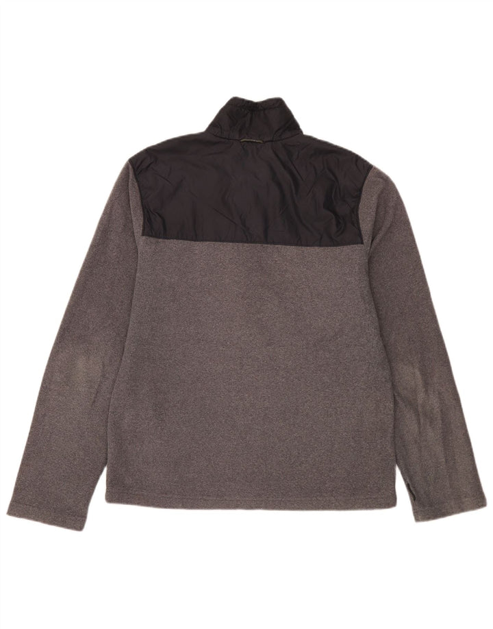 Columbia Herre fleecejakke UK 38 Medium Grey Colourblock Polyester
