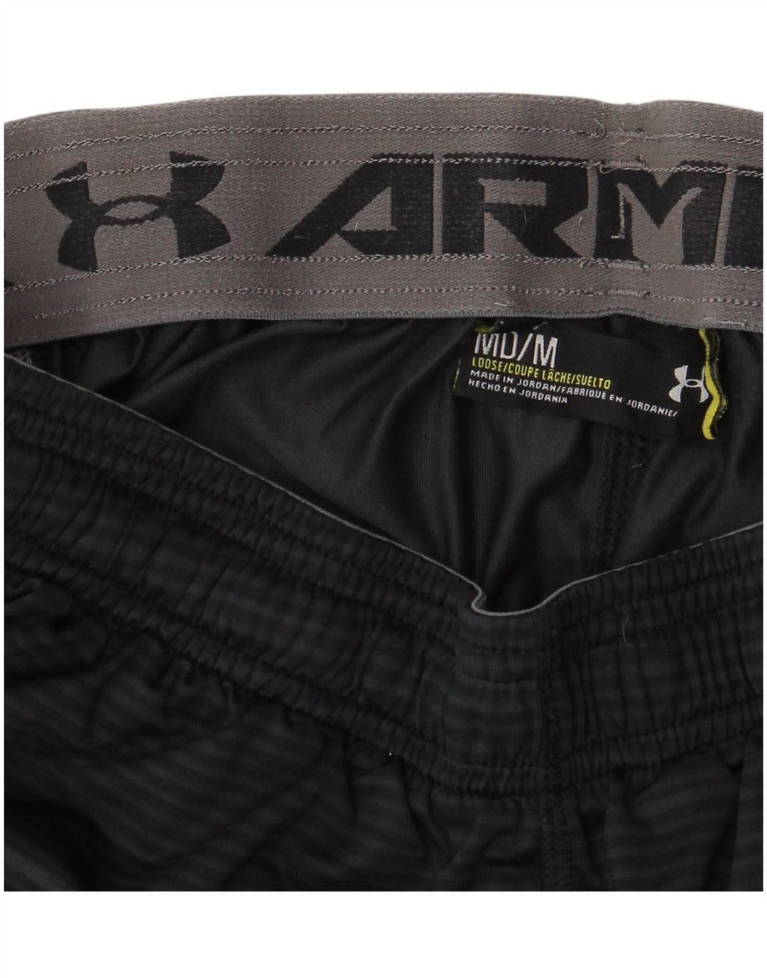 Under Armour Herre grafiske sportsshorts Medium sort nålestribe