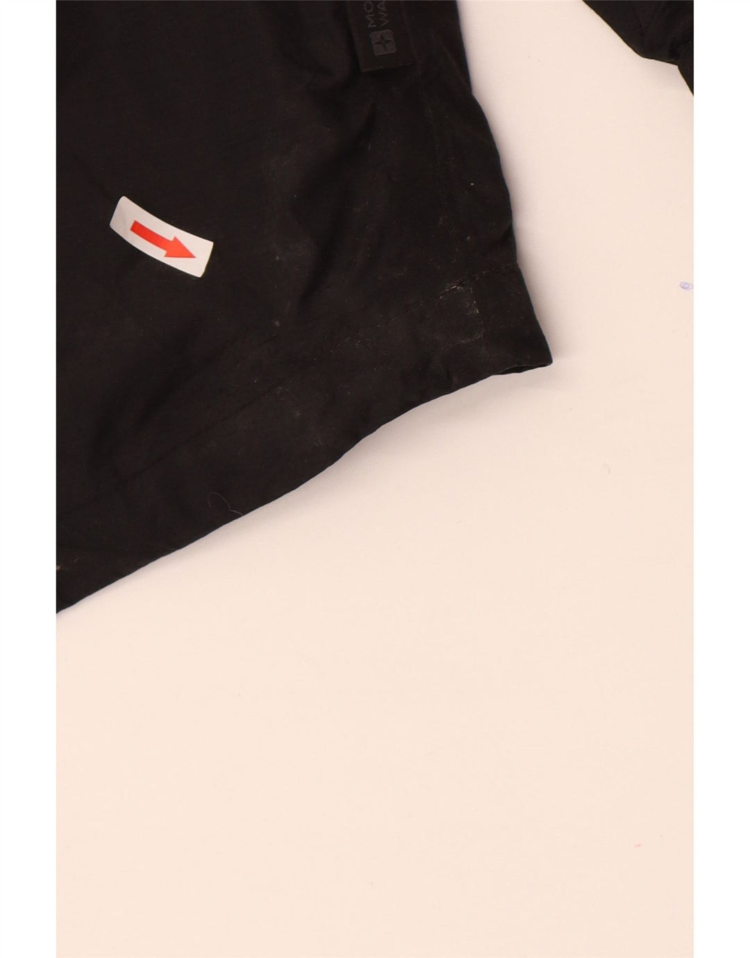 Mountain Warehouse Herre Hætte Regnjakke UK 42 XL Sort Nylon