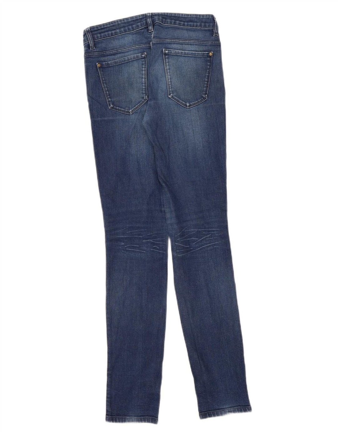 Massimo Dutti Dame Slim Jeans EU 36 XS W26 L32 Marineblå