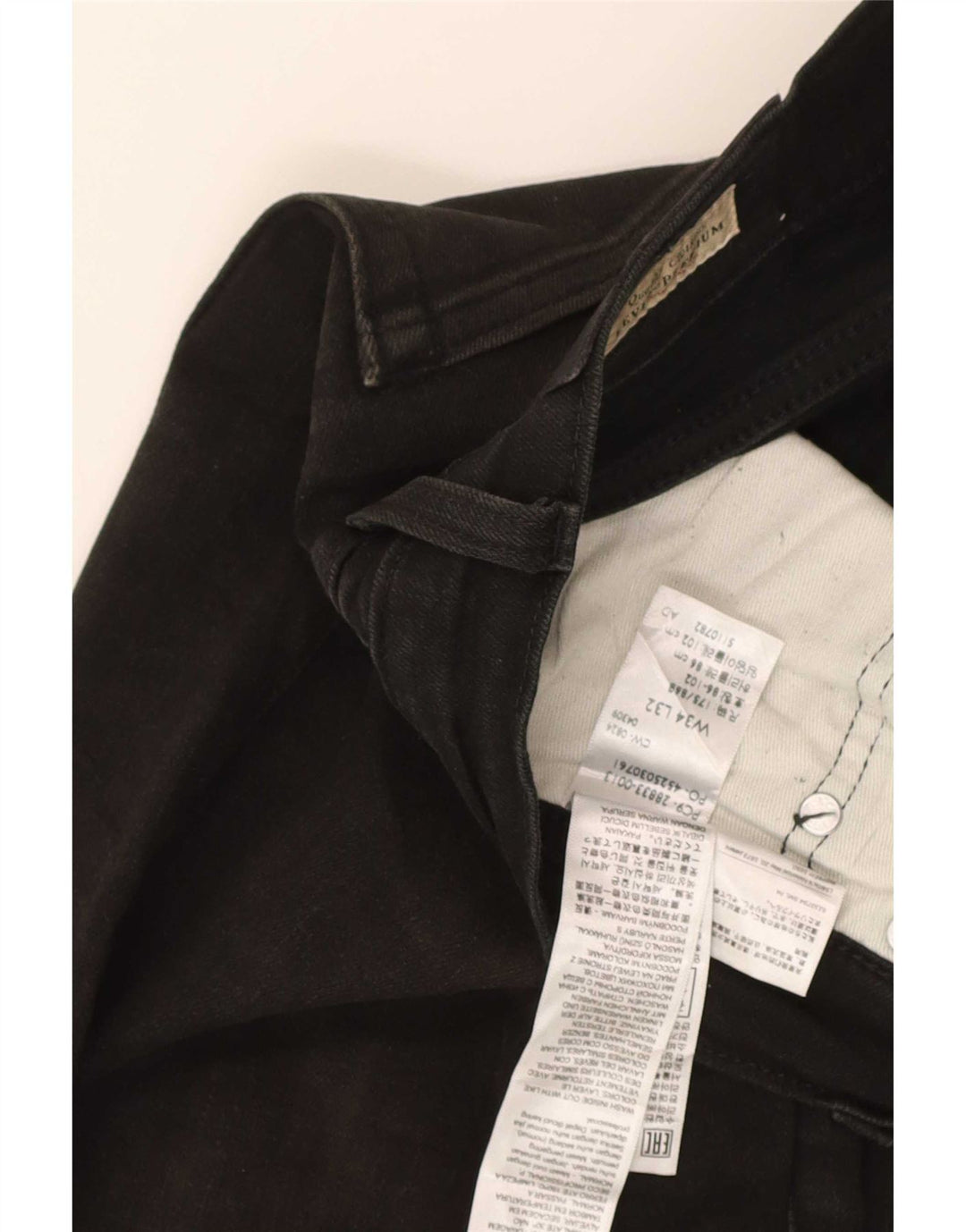 Levi's Herre 512 Slim Tapered Jeans W34 L32 Sort Bomuld