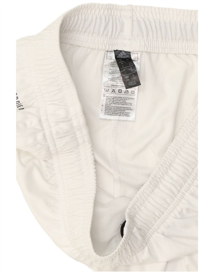 Adidas Aeroready Sportsshorts til mænd store hvide polyester