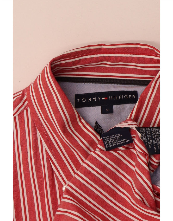 Tommy Hilfiger Herreskjorte Medium rødstribet bomuld