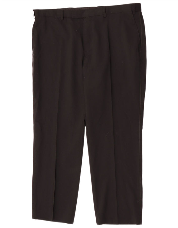 Marks & Spencer Herre Regular Fit Suit Bukser W40 L29 Sort Uld