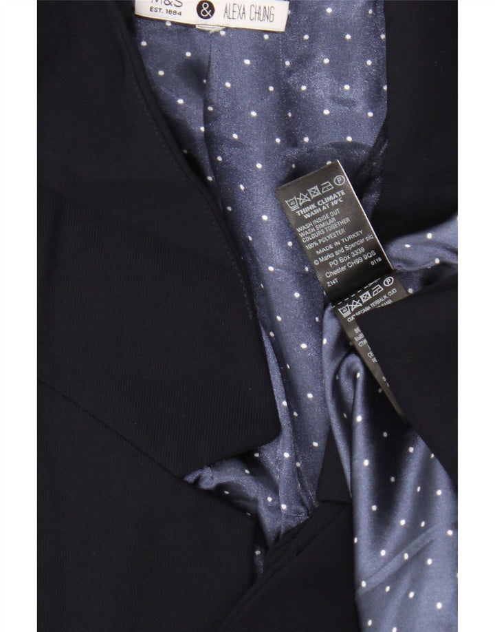 Marks & Spencer Dame Alexa Chung Blazer Jacket UK 14 Large Navy Blue