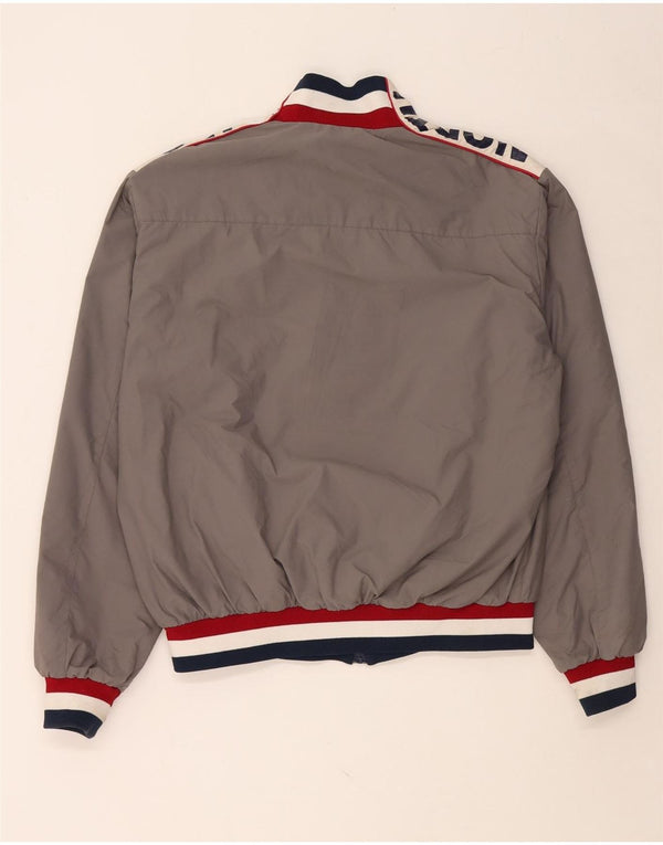 NORTH SAILS Herre grafisk bomberjakke UK 42 XL Grå Colourblock Polyamid