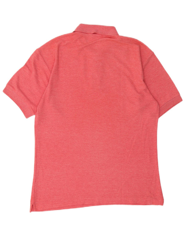 Fila Herre Loose Fit Polo Shirt IT 44 XS Pink Bomuld