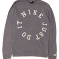 NIKE Mens Graphic Sweatshirt Jumper Small Blue Cotton Vintage Nike and Second-Hand Nike from Messina Hembry 