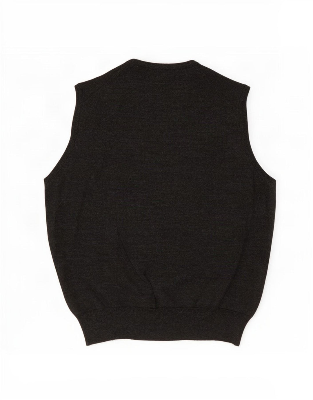 Il Granchio Herrevest Tank Top Medium Grey Virgin Wool