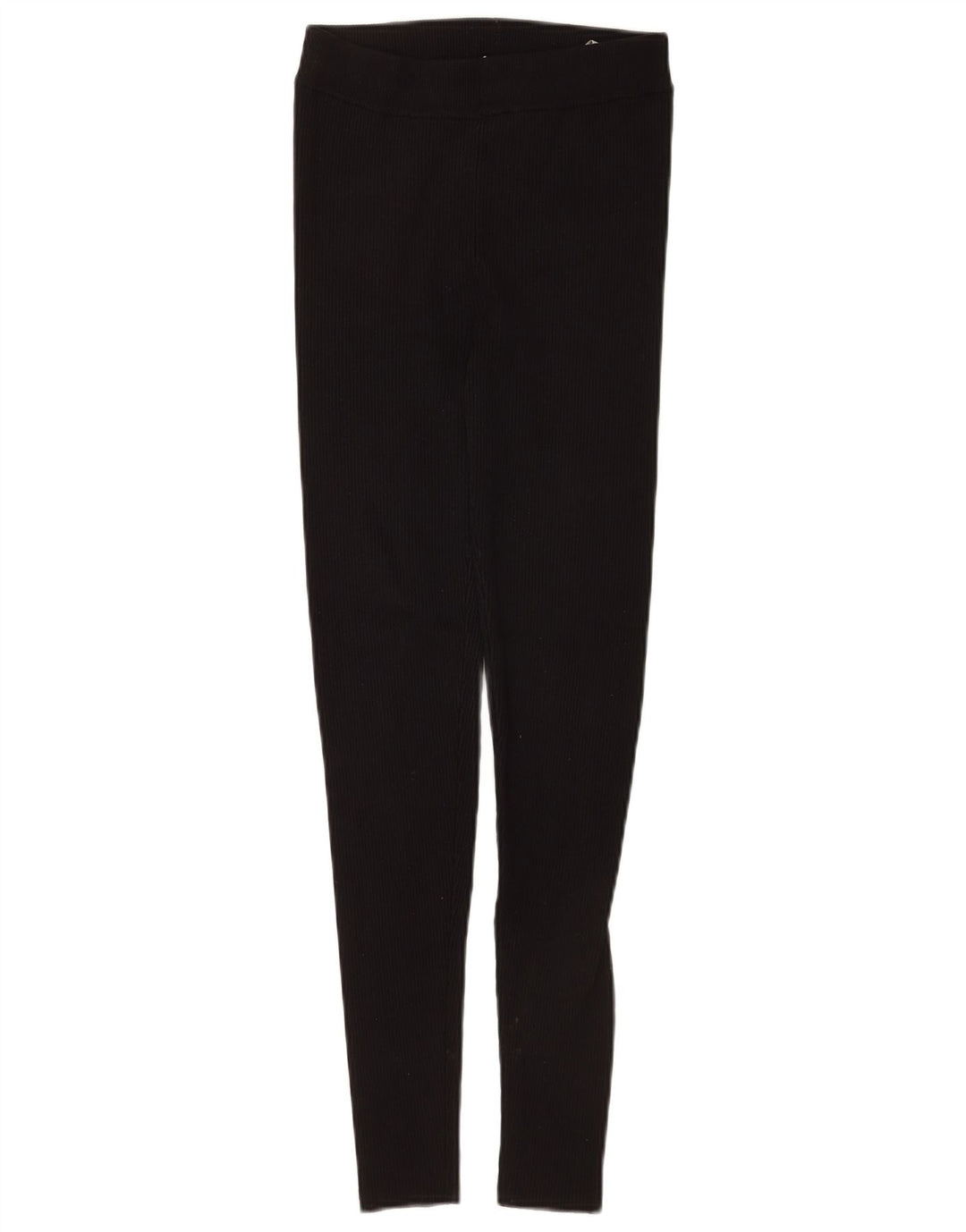 Zara Womens Leggings UK 8 Small Black Viscose