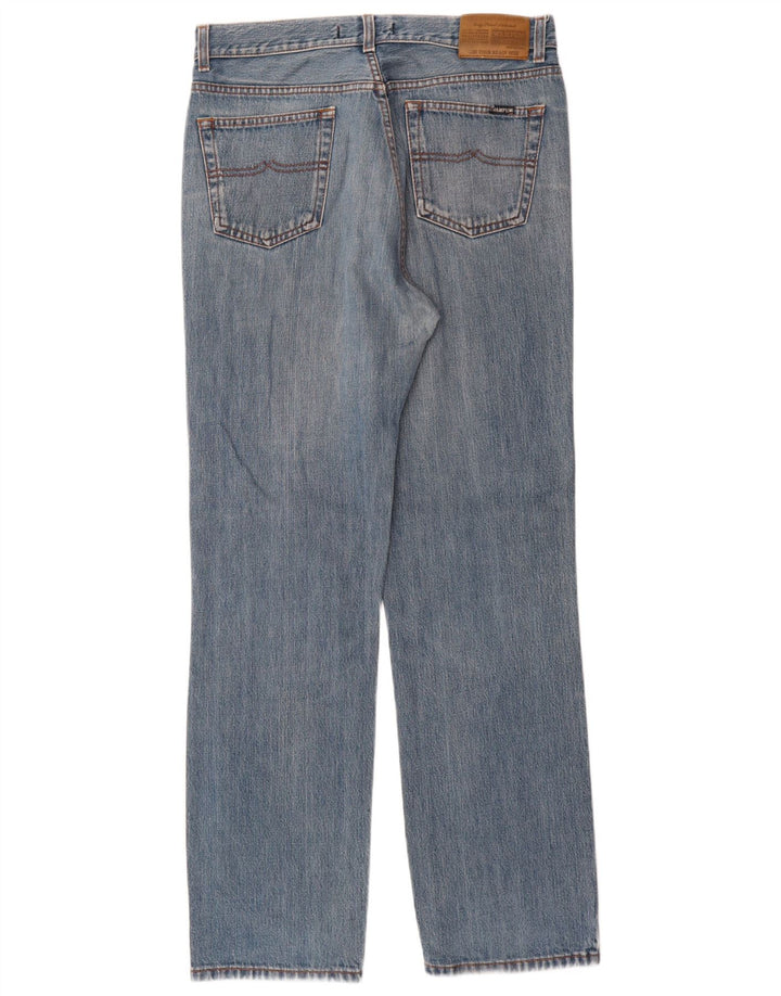 Wampum Straight Jeans til mænd W32 L34 Blå