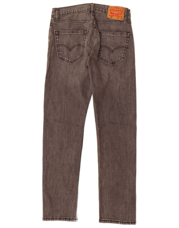 Levi's Herre 502 tilspidsede jeans W29 L32 Grå bomuld