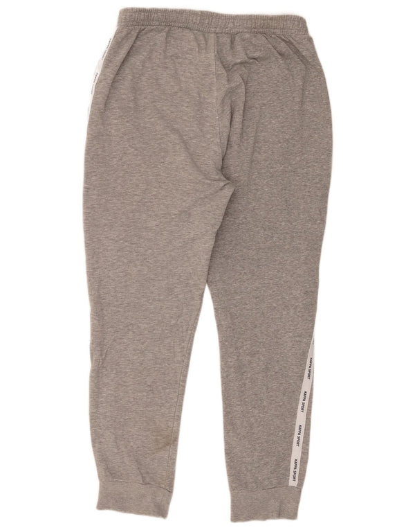 Kappa Herre grafisk træningsdragt Bukser Joggers XL Grå Colourblock