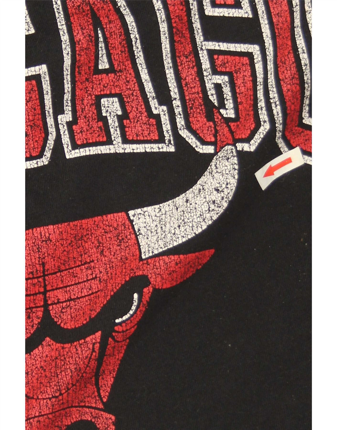 NBA Herre Chicago Bulls Grafisk Oversized Sweatshirt Jumper Lille Sort