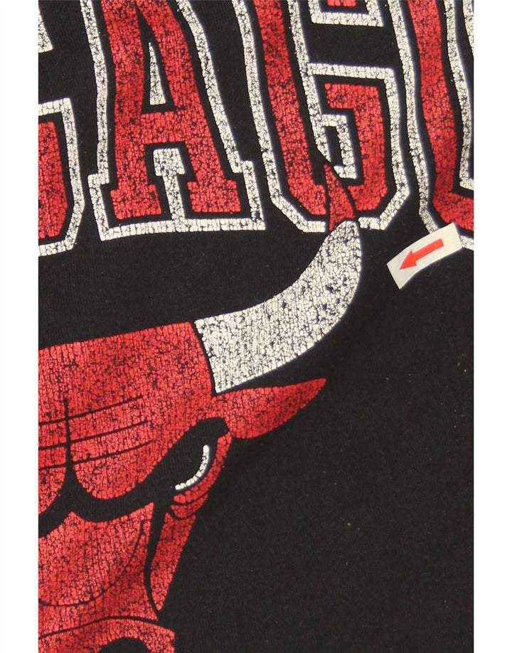 NBA Herre Chicago Bulls Grafisk Oversized Sweatshirt Jumper Lille Sort