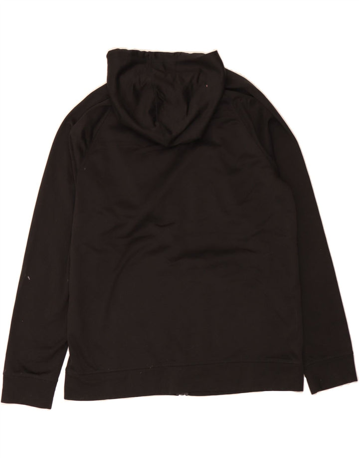 EDDIE BAUER Mens Zip Hoodie Sweater Large Black Polyester Vintage Eddie Bauer and Second-Hand Eddie Bauer from Messina Hembry 