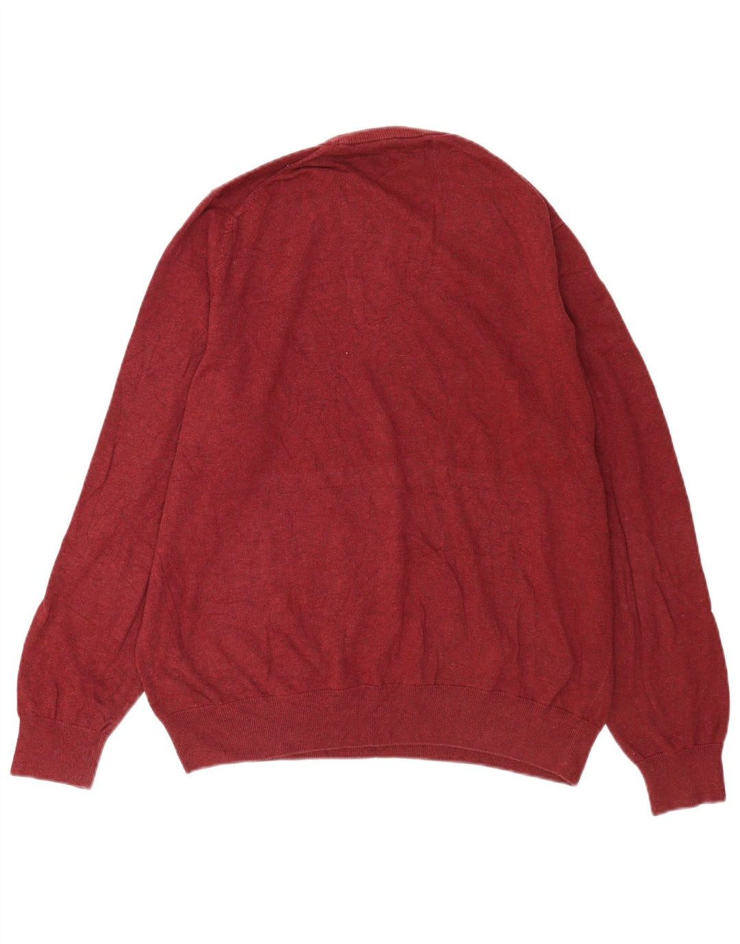 Marks & Spencer Herre sweater med rund hals XL rød bomuld