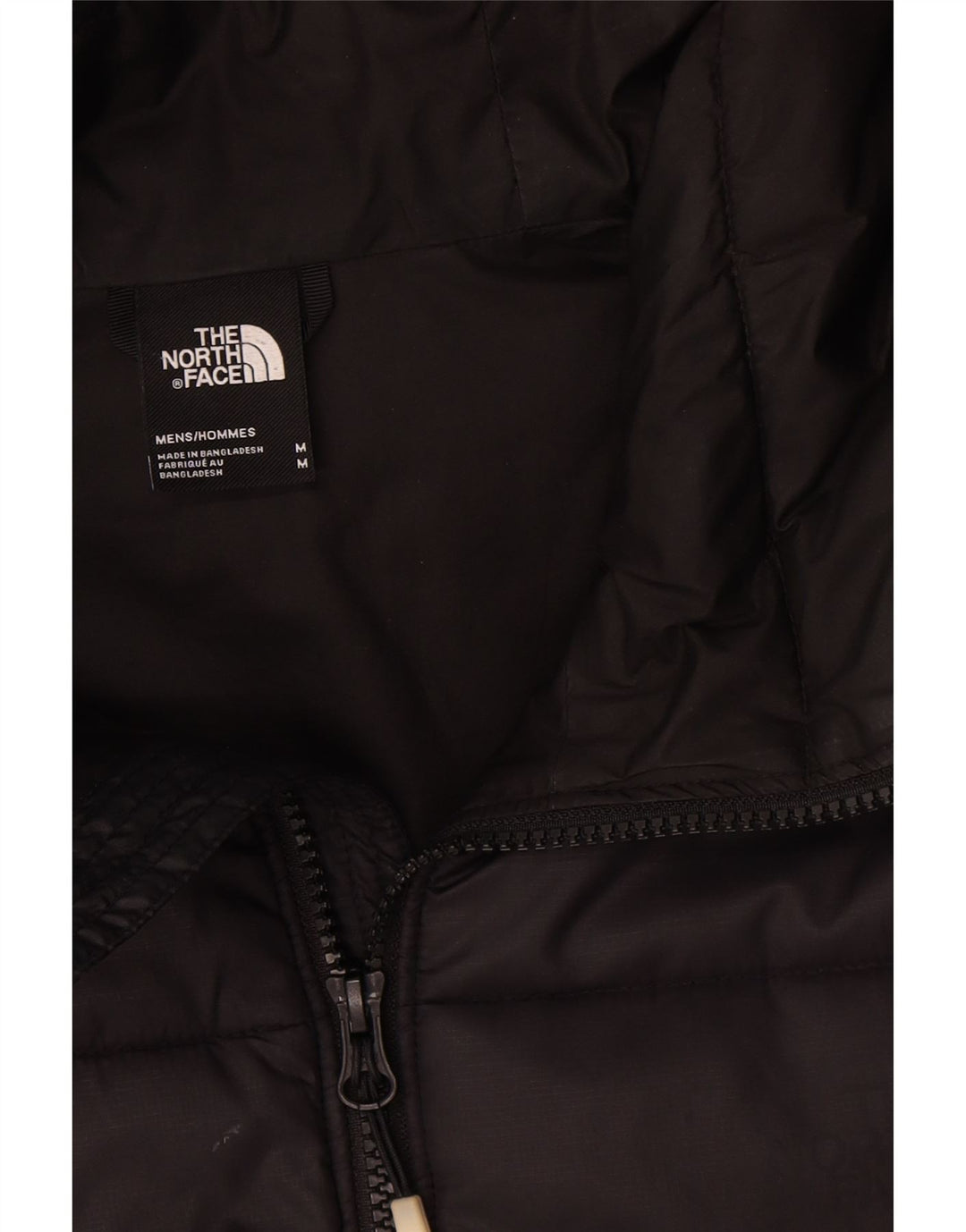 The North Face Herre hættepolstret jakke UK 38 Medium Black Colourblock
