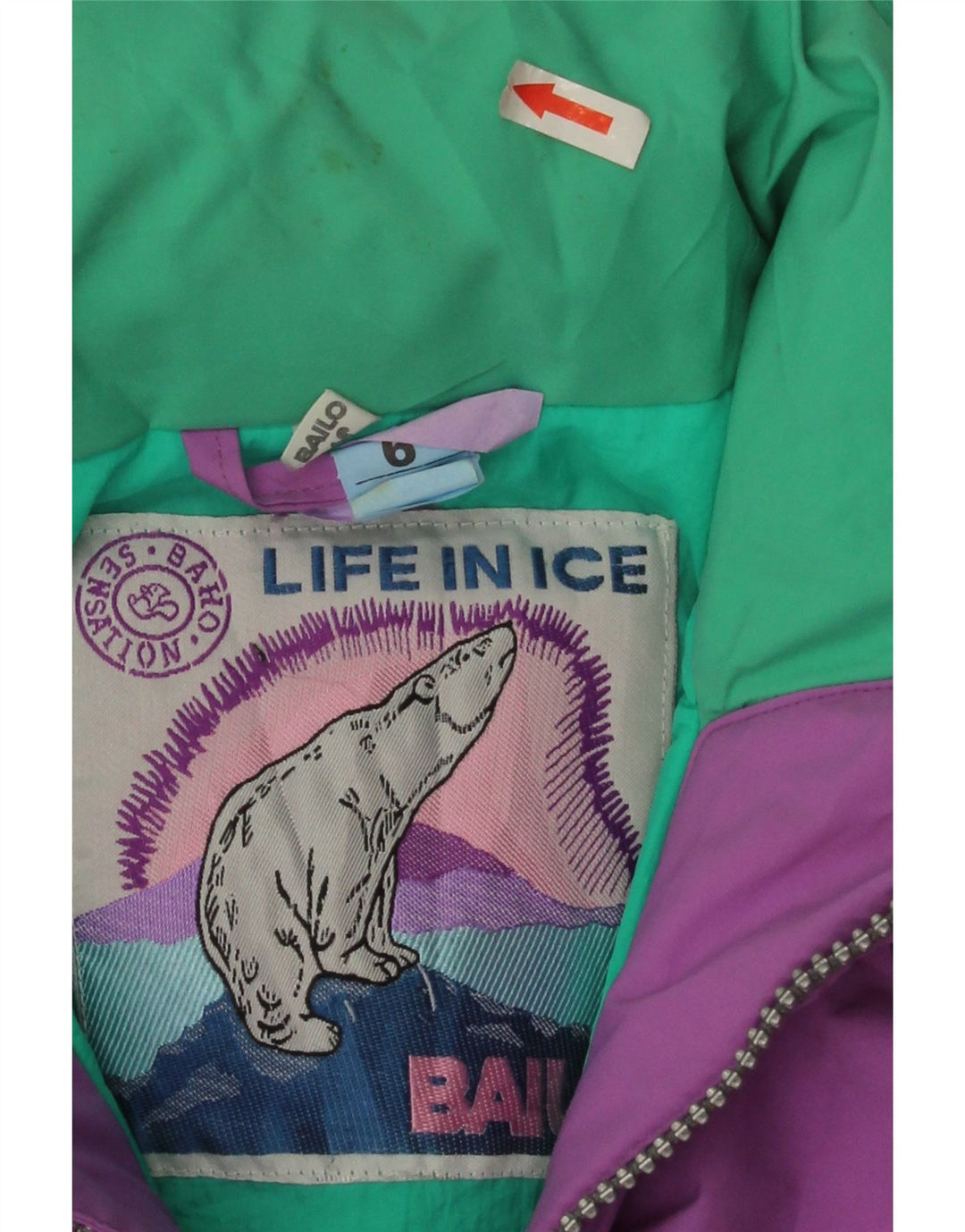 Bailo Dame Gore-Tex Vandtæt Skijakke IT 46 Stor Pink Colourblock