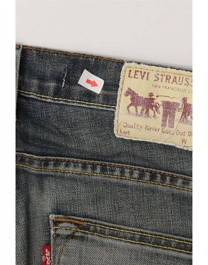 Levi's Herre 504 Straight Jeans W30 L31 Marineblå