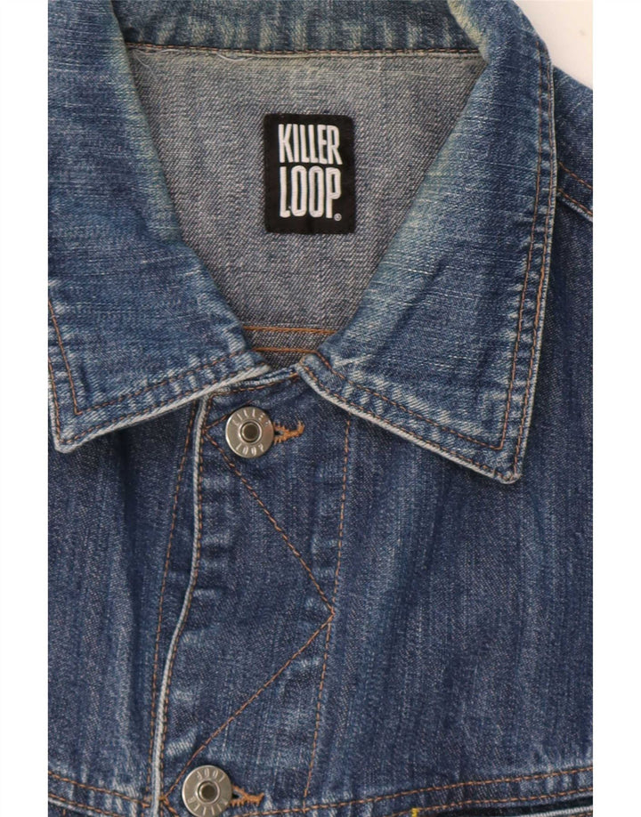 Killer Loop Herre denimjakke UK 36 Small Blue Cotton