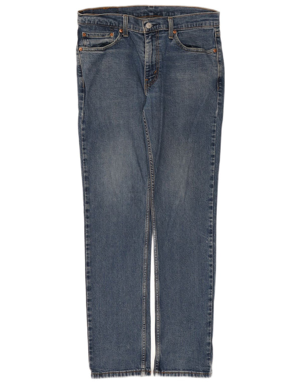 Levi's Herre 511 Slim Jeans W32 L32 Blå Bomuld