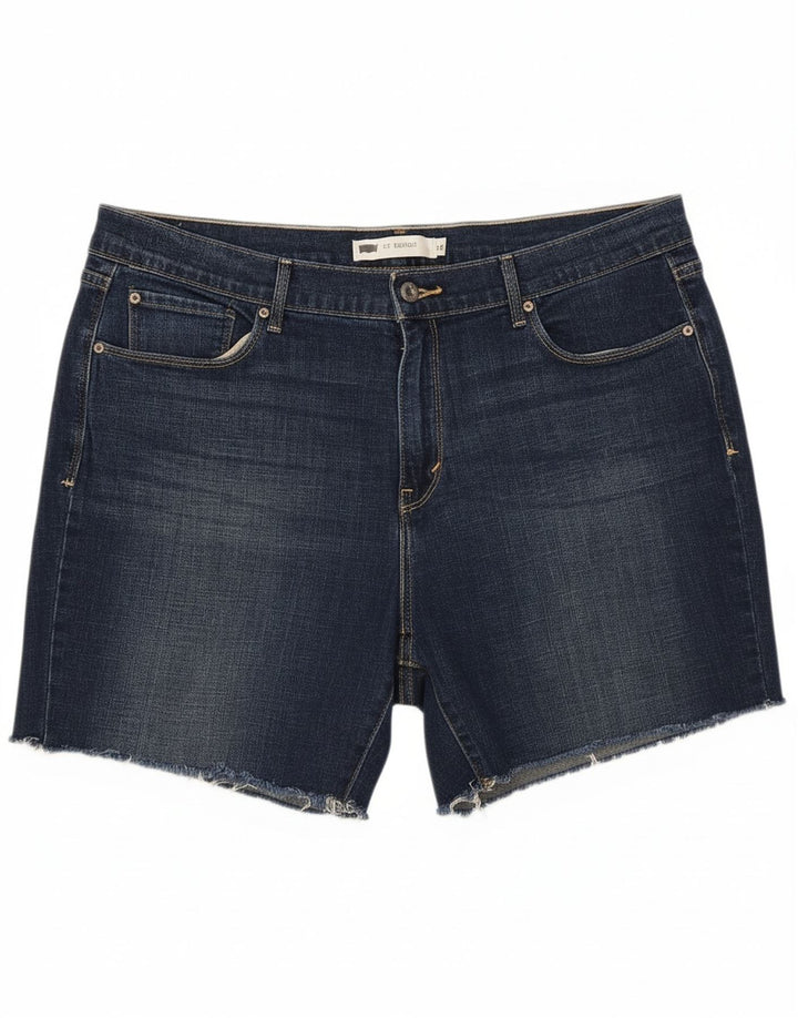 LEVI'S Womens 515 Denim Shorts W33 Large  Blue Cotton