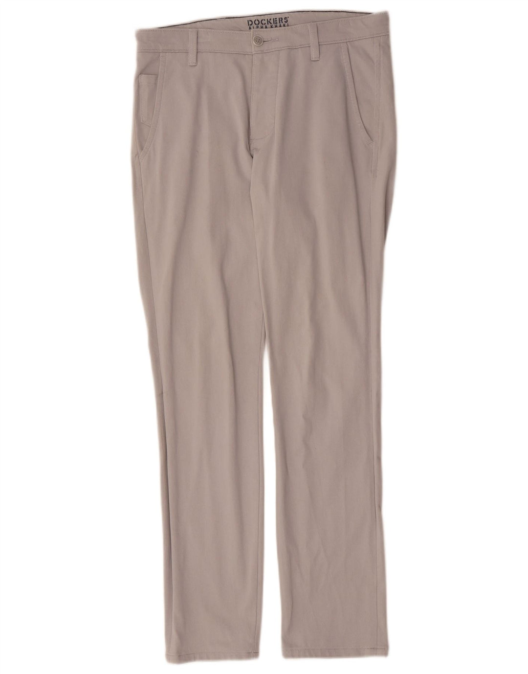 Dockers Herre Slim Chino Bukser W29 L32 Grå Bomuld