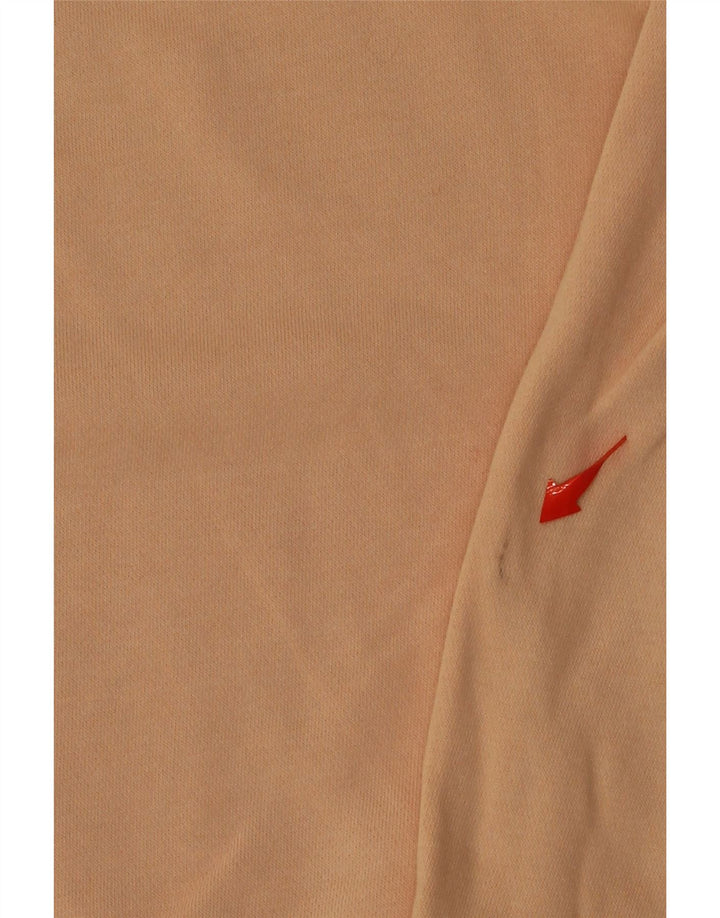 UNDER ARMOUR Womens Oversized Sweatshirt Jumper UK 6 XS Beige Cotton